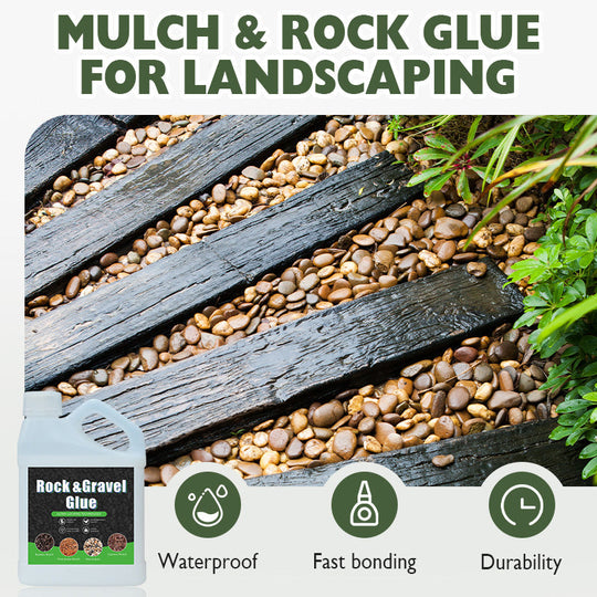 🥳2026 HOT SALE🥳💞50K+ SOLD!🏡💧 50% OFF! Landscaping Adhesive – For mulch, rocks & wood chips. Spray or pour, eco‑friendly. Keeps pathways & flower beds neat. 🌸✅