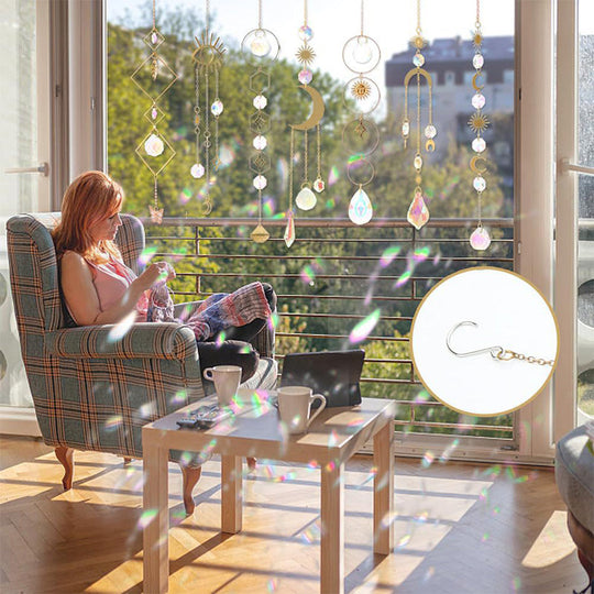 🎐🎐Last Day Sale 48% OFF-Decorative Suncatcher Hanging Set🌈🌈