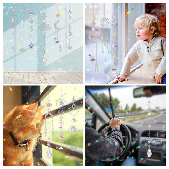🎐🎐Last Day Sale 48% OFF-Decorative Suncatcher Hanging Set🌈🌈