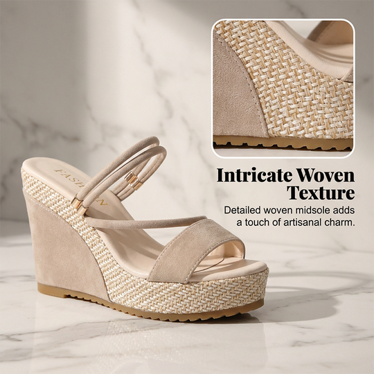 📢📢50% OFF !! ⏰Women’s High Heel Wedge Sandals