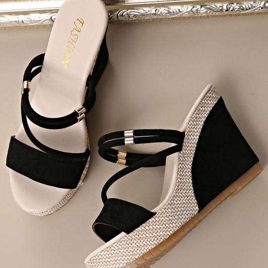 📢📢50% OFF !! ⏰Women’s High Heel Wedge Sandals
