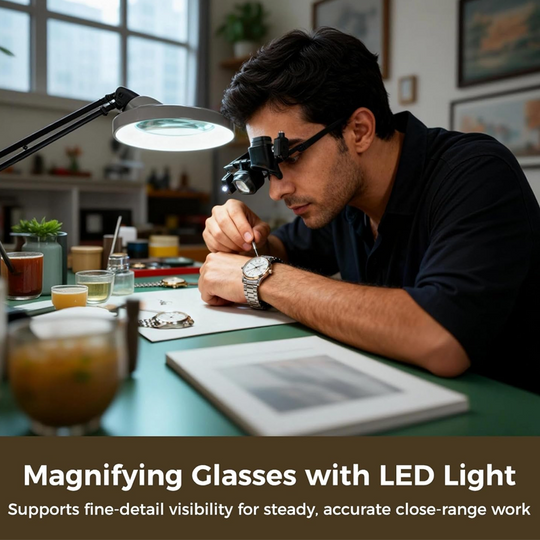 🥳2026 HOT SALE🥳💞50K+ SOLD!🔎💡 50% OFF! Precision LED Magnifier for Electronics – High‑clarity lens, bright LEDs & hands‑free stand. Perfect for soldering, repairs & crafts – see every detail clearly! 🛠️✨