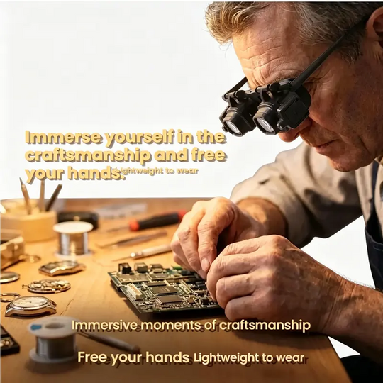 🥳2026 HOT SALE🥳💞50K+ SOLD!🔎💡 50% OFF! Precision LED Magnifier for Electronics – High‑clarity lens, bright LEDs & hands‑free stand. Perfect for soldering, repairs & crafts – see every detail clearly! 🛠️✨