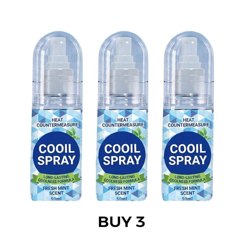 🥳2026 HOT SALE🥳💞50K+ SOLD!❄️💨 50% OFF! Long‑Lasting Cooling Spray – Instant icy blast, minty fresh. Beat the heat in seconds. Perfect for summer days & workouts! 🌞🧊