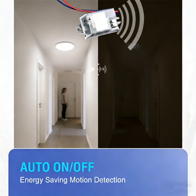 ❄️ Summer Sale: 30% Off! 💡Smart Motion Sensor Light Switch – Automatic Lighting for Hallways, Stairways, Bathrooms, and Storage Rooms