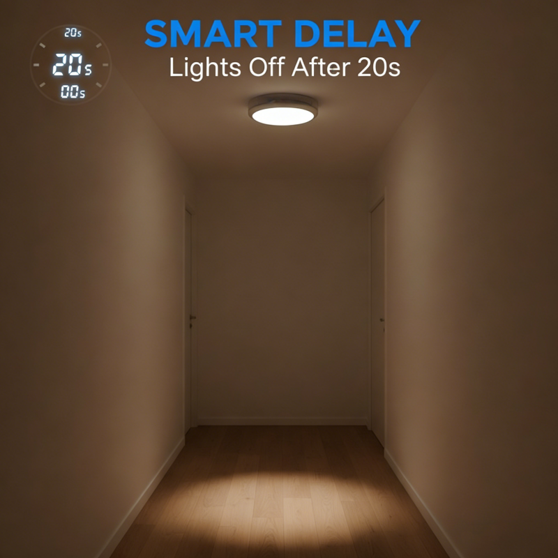 ❄️ Summer Sale: 30% Off! 💡Smart Motion Sensor Light Switch – Automatic Lighting for Hallways, Stairways, Bathrooms, and Storage Rooms
