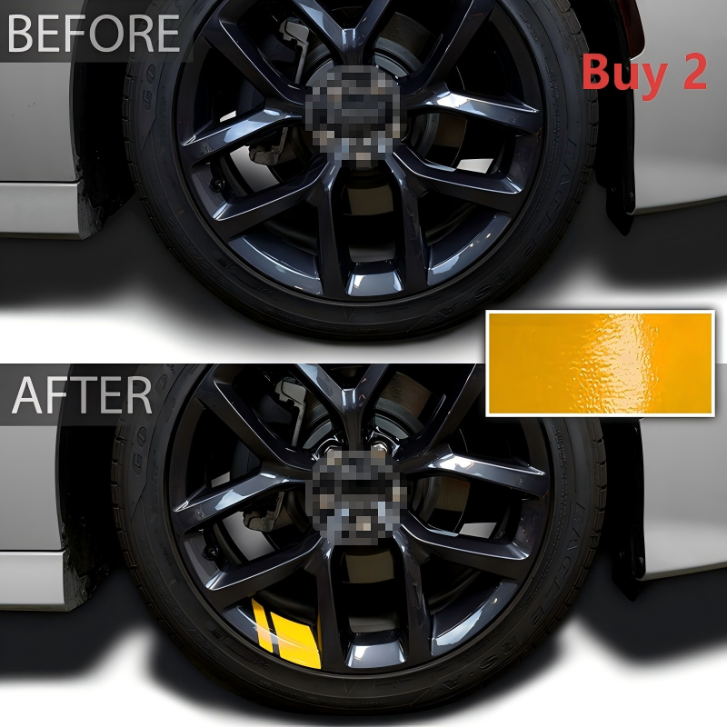 Car Wheel Rim Reflective Stripes Decal