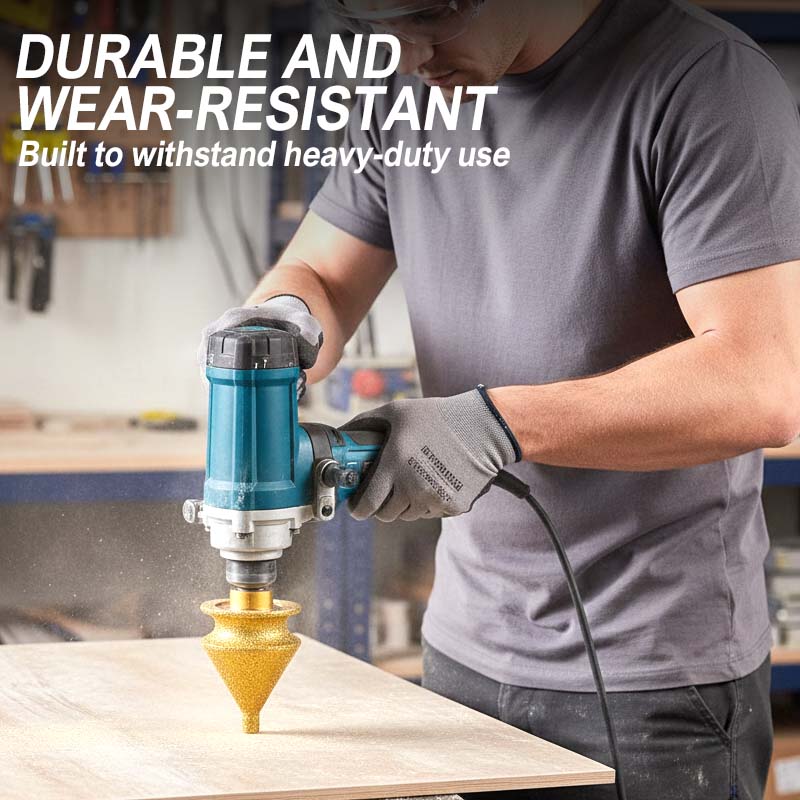 ⚙️ 50% OFF! ✨ Diamond Chamfering Bit for Grinder – Multi-Function, Brazed Diamond, Universal Fit 💎