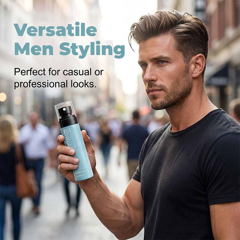 Men's Quick-Dry Matte Styling Mud Spray