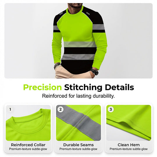 👕 30% OFF! 🏃‍♂️ Sporty men's long-sleeve shirt – moisture-wicking with a subtle print – perfect for active days, jogging, or leisure – breathable and comfortable 🌿