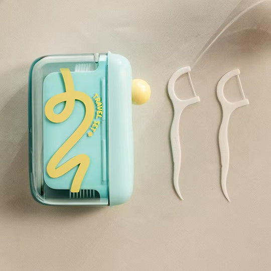 🦷✨Automatic Pop-Up Dental Floss Storage Dispenser，Just Press & Pop, Hygienic Storage. Great Gift For Oral Care Lovers! 💝😁✅