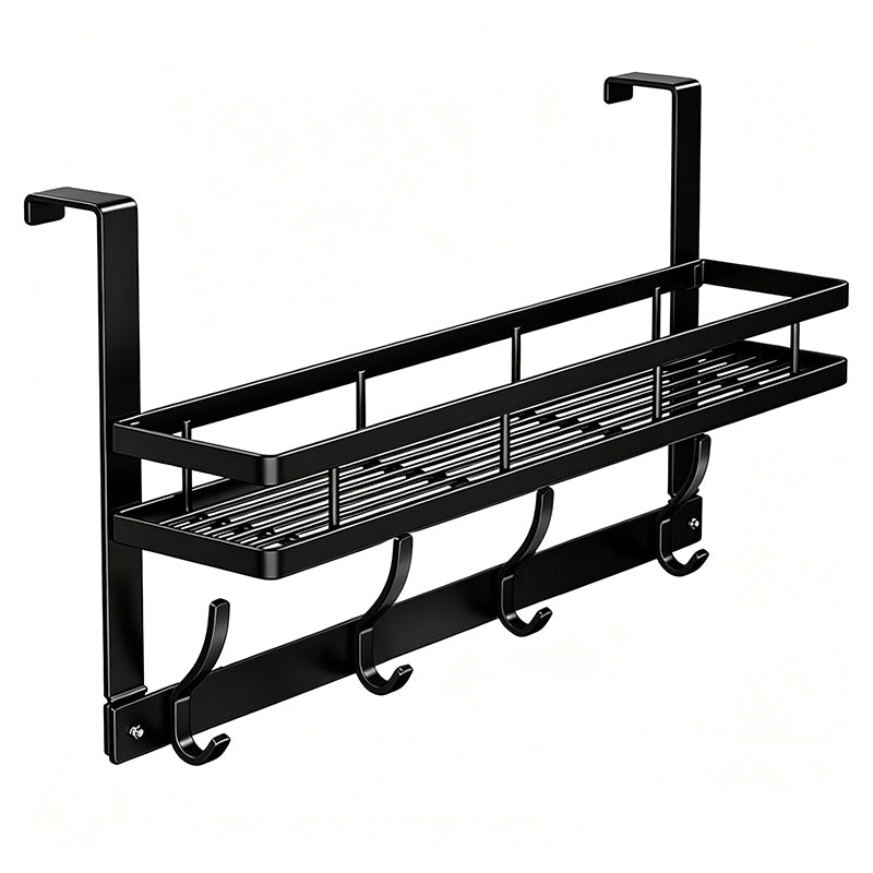 🥳 50% OFF! 🥳 Over The Door Hooks with Storage Basket