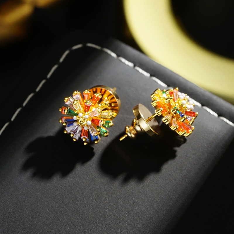 🔥Buy 1 Get 1 Free🔥Colorful Firework Stud Earrings for Women