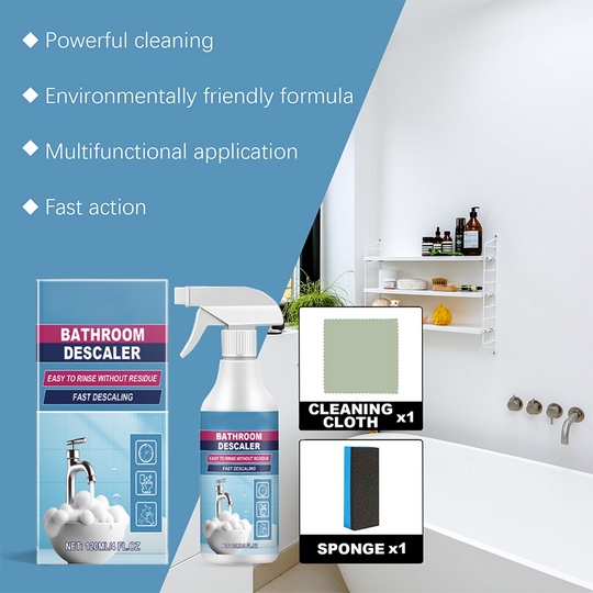 🔥Buy 1 Get 1 Free🔥All-in-One Bathroom Grime Cleaning Spray Set