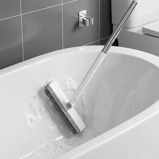 🔥UP TO 50% OFF!!🎁2-in-1 Grout & Corner Scrubber Brush with Squeegee🧹