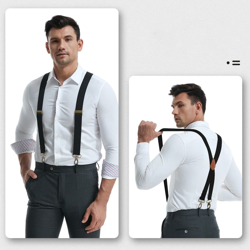 🧵👖🌀 LIMITED-TIME 30% OFF! Universal X-Shaped High-Elastic Suspenders – Stretchy & Breathable, No More Sagging Pants, Perfect for Work, Leisure, or Active Days 🏃‍♂️💨