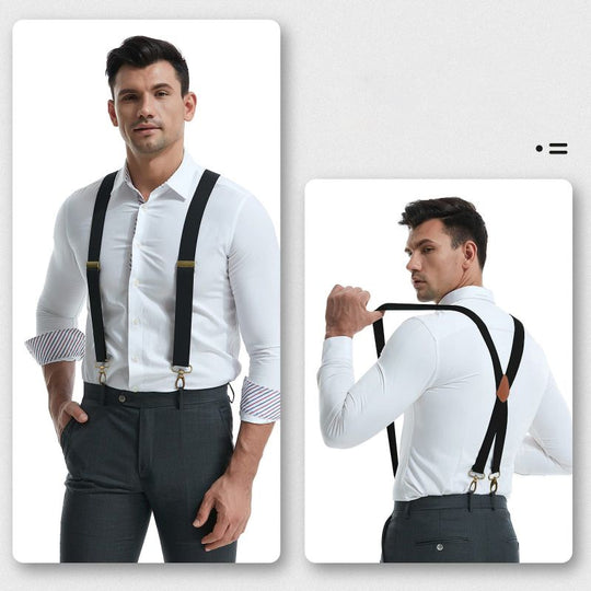 🧵👖🌀 LIMITED-TIME 30% OFF! Universal X-Shaped High-Elastic Suspenders – Stretchy & Breathable, No More Sagging Pants, Perfect for Work, Leisure, or Active Days 🏃‍♂️💨