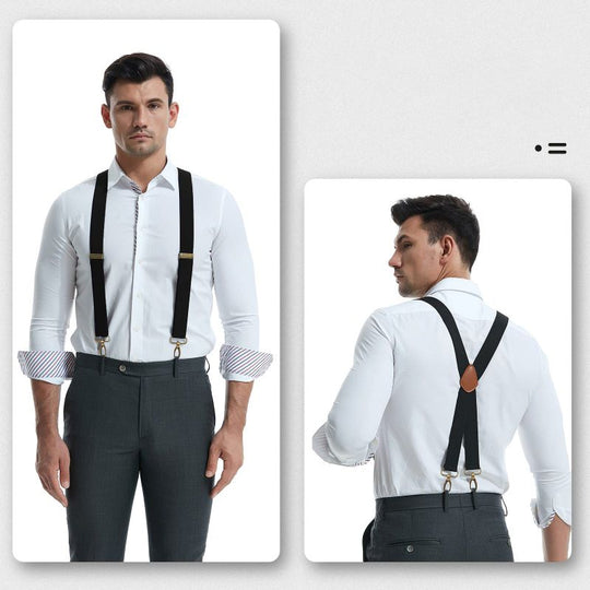 🧵👖🌀 LIMITED-TIME 30% OFF! Universal X-Shaped High-Elastic Suspenders – Stretchy & Breathable, No More Sagging Pants, Perfect for Work, Leisure, or Active Days 🏃‍♂️💨