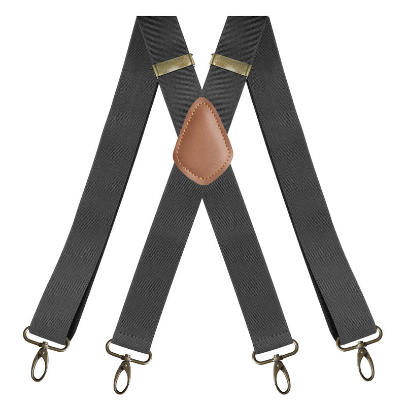 🧵👖🌀 LIMITED-TIME 30% OFF! Universal X-Shaped High-Elastic Suspenders – Stretchy & Breathable, No More Sagging Pants, Perfect for Work, Leisure, or Active Days 🏃‍♂️💨