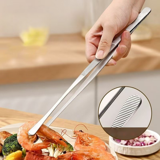💥Beheinde ferkeap Keapje 2 krij 1 fergees🔥Multifunksjonele roestfrij stielen antislip BBQ- en baktang✨ ✨De ultime kookhelper! Perfekt foar feestdagen🎄