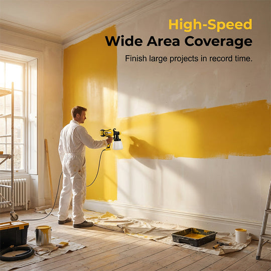 Electric Paint Spray Gun with 900ml Capacity
