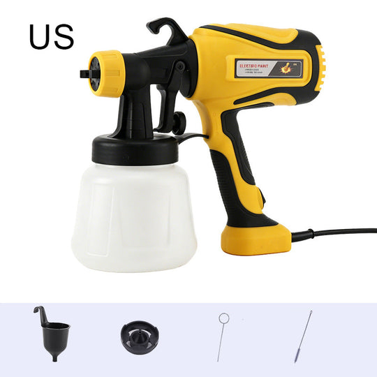 Electric Paint Spray Gun with 900ml Capacity