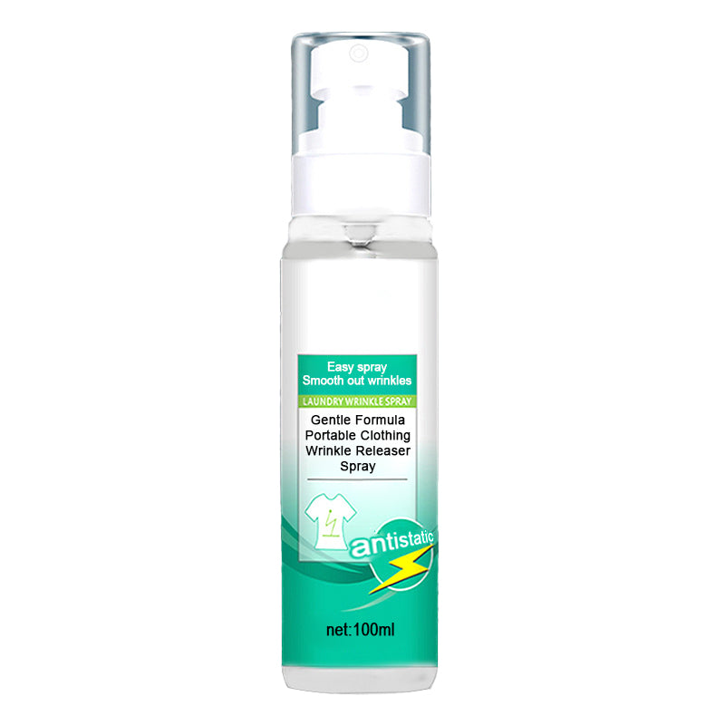 Portable Wrinkle Releaser Spray – Instant De-Wrinkle & Anti-Static