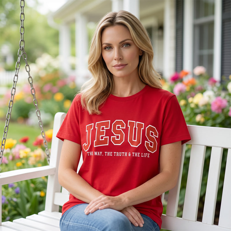 🔥Last Day 50% OFF🔥 Women's Funny Jesus Print T-Shirt