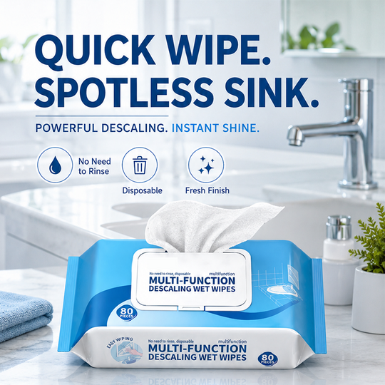 Multi-function Bathroom Descaling Cleaning Wipes