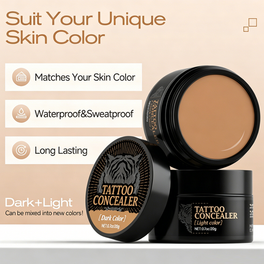 🥳2026 HOT SALE🥳💞50K+ SOLD!🎨🛡️ 50% OFF! Waterproof Scar Concealer – Dual‑shade custom match, covers scars & birthmarks. Sweat‑proof, all‑day wear. 💪✨