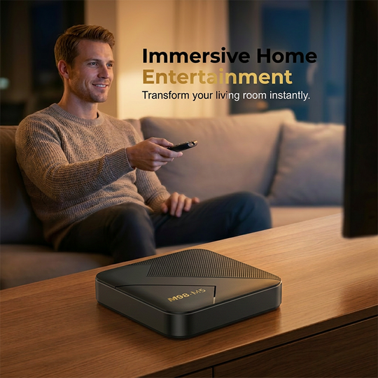 🍿 Smart Android TV Box with Bluetooth — Stream | Prime | BBC iPlayer in 4K