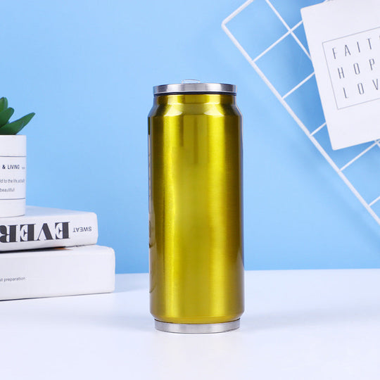 🔥SUMMER HOT SALE £9.99!!💥50K+ SOLD!🥤Double-Layer Stainless Steel Cola Can-Shaped Insulated Cup