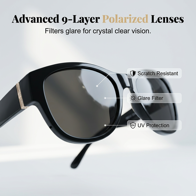 🎁Last Day Promotion 50% OFF🔥Women's Large Frame Fit-Over Sunglasses