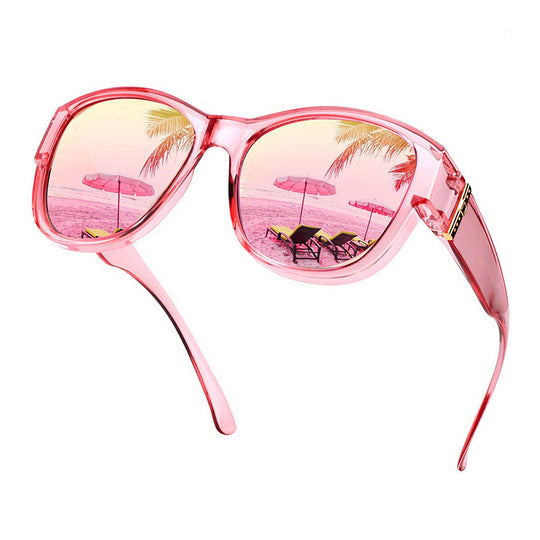 🎁Last Day Promotion 50% OFF🔥Women's Large Frame Fit-Over Sunglasses