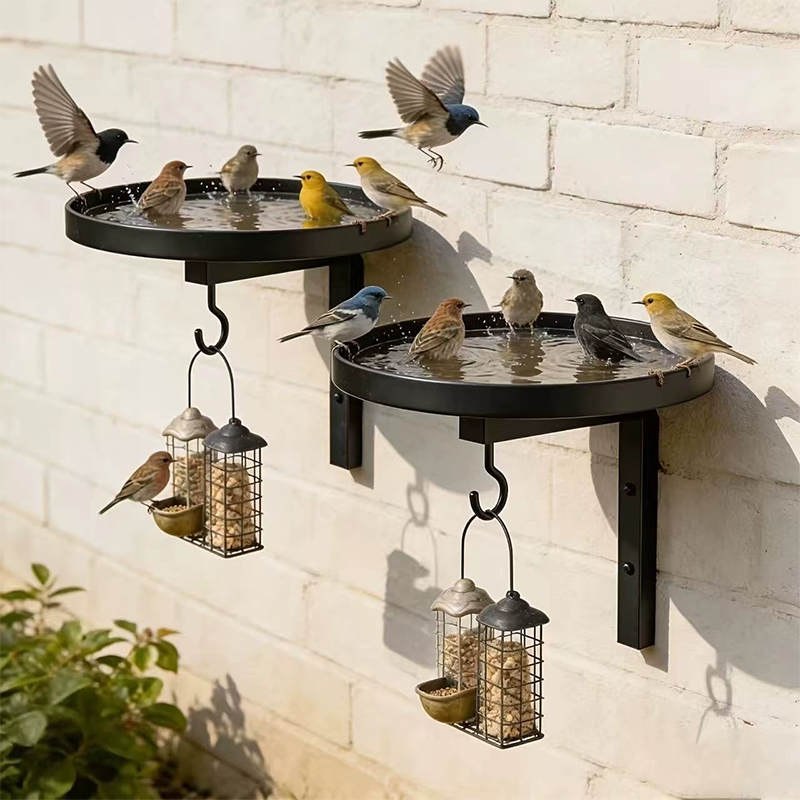 🕊️✨🏺 LIMITED-TIME 50% OFF! Decorative Antique-Bronze Bird Bath – Wall-Mounted, Ornate Details, Weatherproof – A Charming Focal Point for Fences, Walls, or Courtyards 🧱🌻