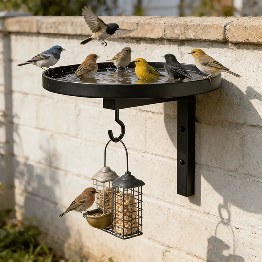 🕊️✨🏺 LIMITED-TIME 50% OFF! Decorative Antique-Bronze Bird Bath – Wall-Mounted, Ornate Details, Weatherproof – A Charming Focal Point for Fences, Walls, or Courtyards 🧱🌻