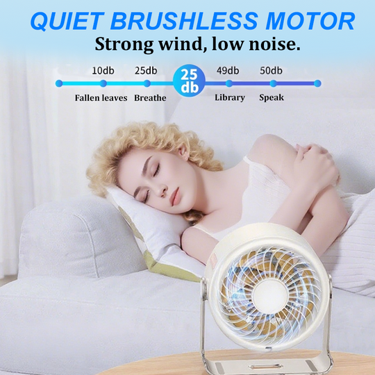 📢📢49% OFF !!🌬️ Mini Desk Fan with 100-Speed Control & Digital Display — Precision Airflow, Long Battery Life & Silent Operation