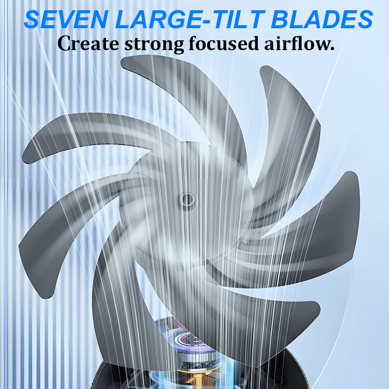 📢📢49% OFF !!🌬️ Mini Desk Fan with 100-Speed Control & Digital Display — Precision Airflow, Long Battery Life & Silent Operation