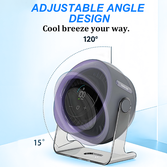 📢📢49% OFF !!🌬️ Mini Desk Fan with 100-Speed Control & Digital Display — Precision Airflow, Long Battery Life & Silent Operation