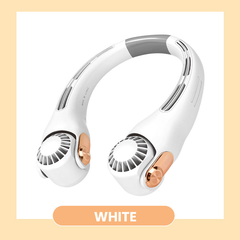 📢📢50% OFF !! ⏰360° Rotating Neck Fan, Ultra Quiet 3 Speeds, Long Battery Hands-Free Summer Cooler 😎🌬️