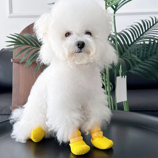 🐶🔥 Anti-Slip Waterproof Pet Shoe Socks – Limited Summer Discount！No More Scratched Floors & Sore Paws