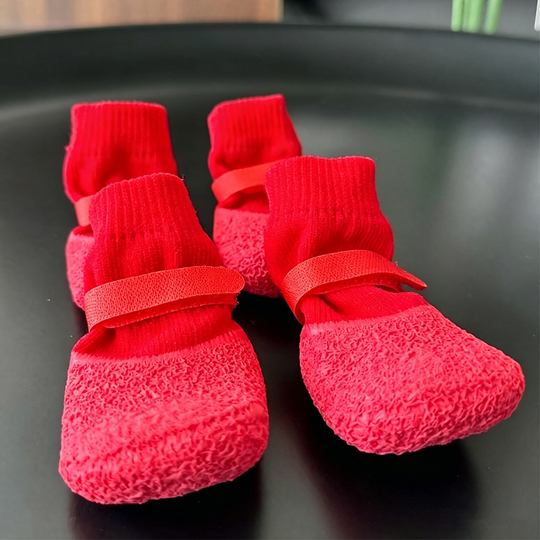 🐶🔥 Anti-Slip Waterproof Pet Shoe Socks – Limited Summer Discount！No More Scratched Floors & Sore Paws