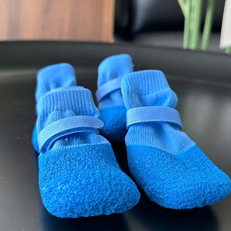 🐶🔥 Anti-Slip Waterproof Pet Shoe Socks – Limited Summer Discount！No More Scratched Floors & Sore Paws