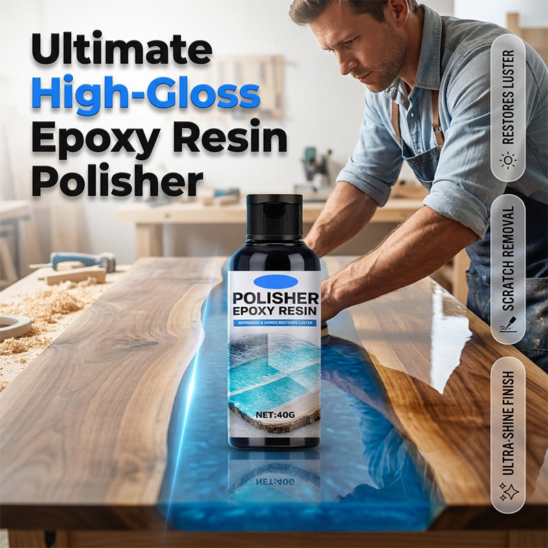 🥳2026 HOT SALE🥳💞50K+ SOLD!✨30% OFF💎Epoxy Resin Polish – Restores dull resin to crystal‑clear high gloss. Removes scratches & haze. Effortless hand polish! 🎨🌟