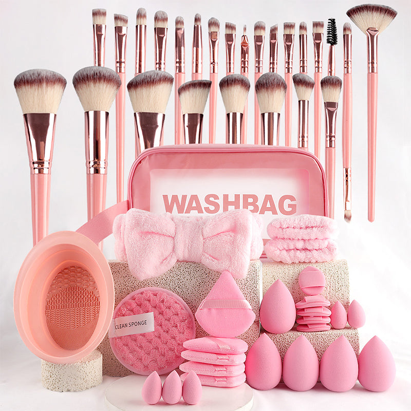 ⏰️Only 200 units left in stock🎁Limited-Time 49% Off!🔥50K+ sold!🔥All-in-One Makeup Brush & Sponge Set