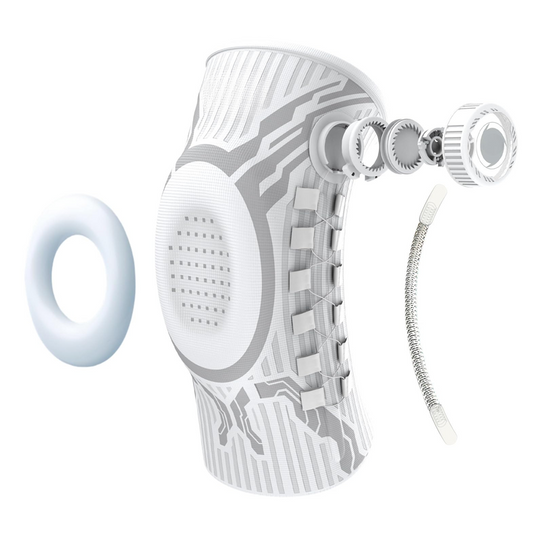 📢📢50% OFF !! ⏰ Adjustable Compression Knee Brace with Twist Knob — Custom Fit Support for Sports & Recovery