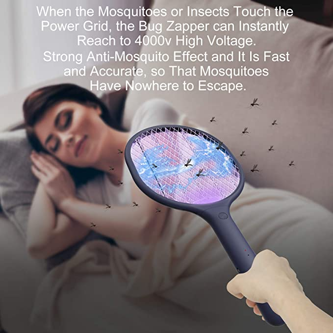 2-in-1 Mosquito Swatter - No chemicals & smart enough to work hands‑free.