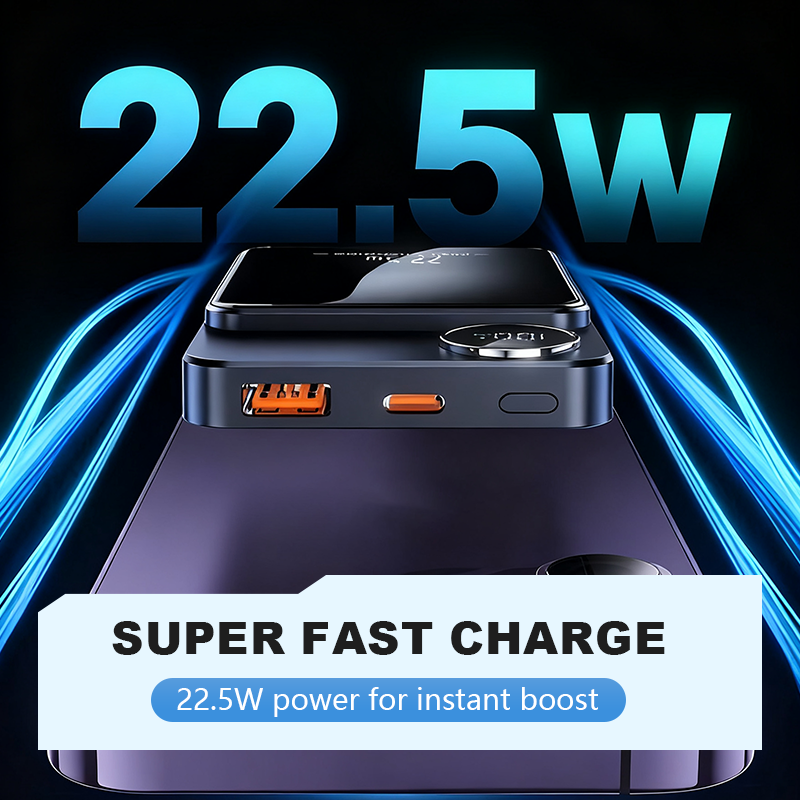 ⏳Time-Limited Special⏰22.5W Power Bank – Magnetic, Slim, Charges 3 Devices At Once– Power Up Anywhere, Anytime✨