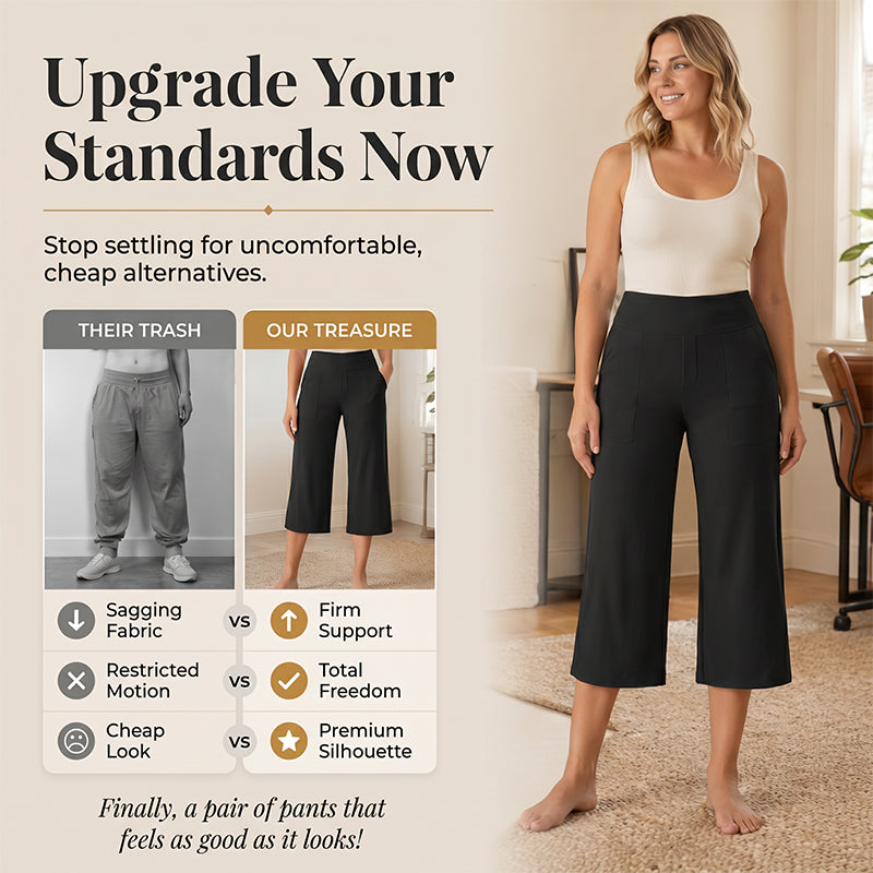 🎁2026 New Arrivals 50% OFF💥Women's High-Waisted Stretch Cropped Pants