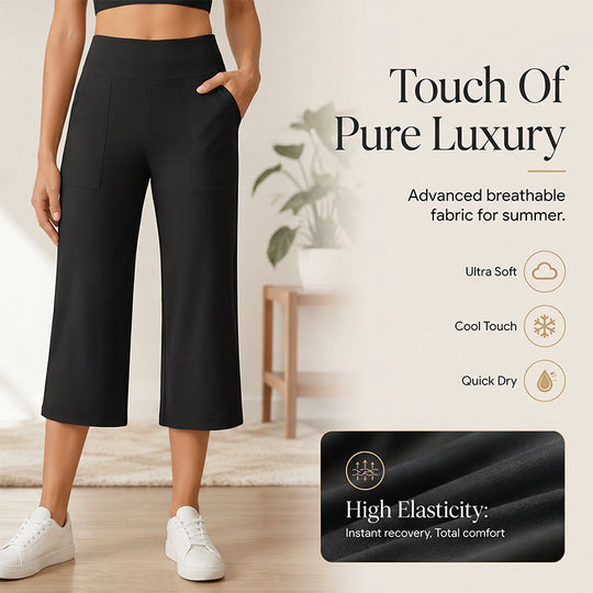 🎁2026 New Arrivals 50% OFF💥Women's High-Waisted Stretch Cropped Pants